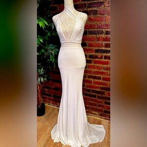 Abyss by Abby white bodycon dress.